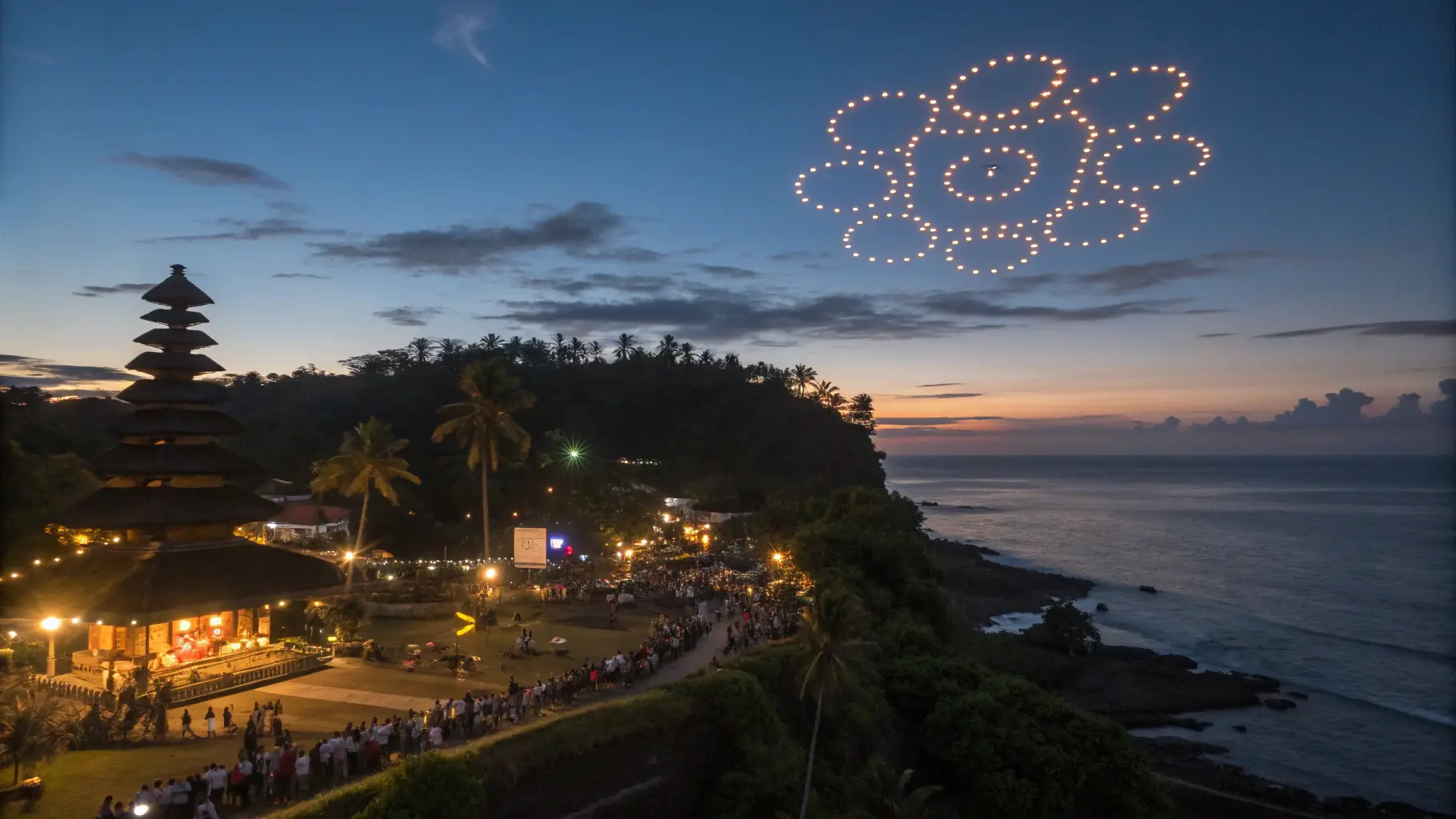 Cultural Storytelling Integration | Drone Show Bali