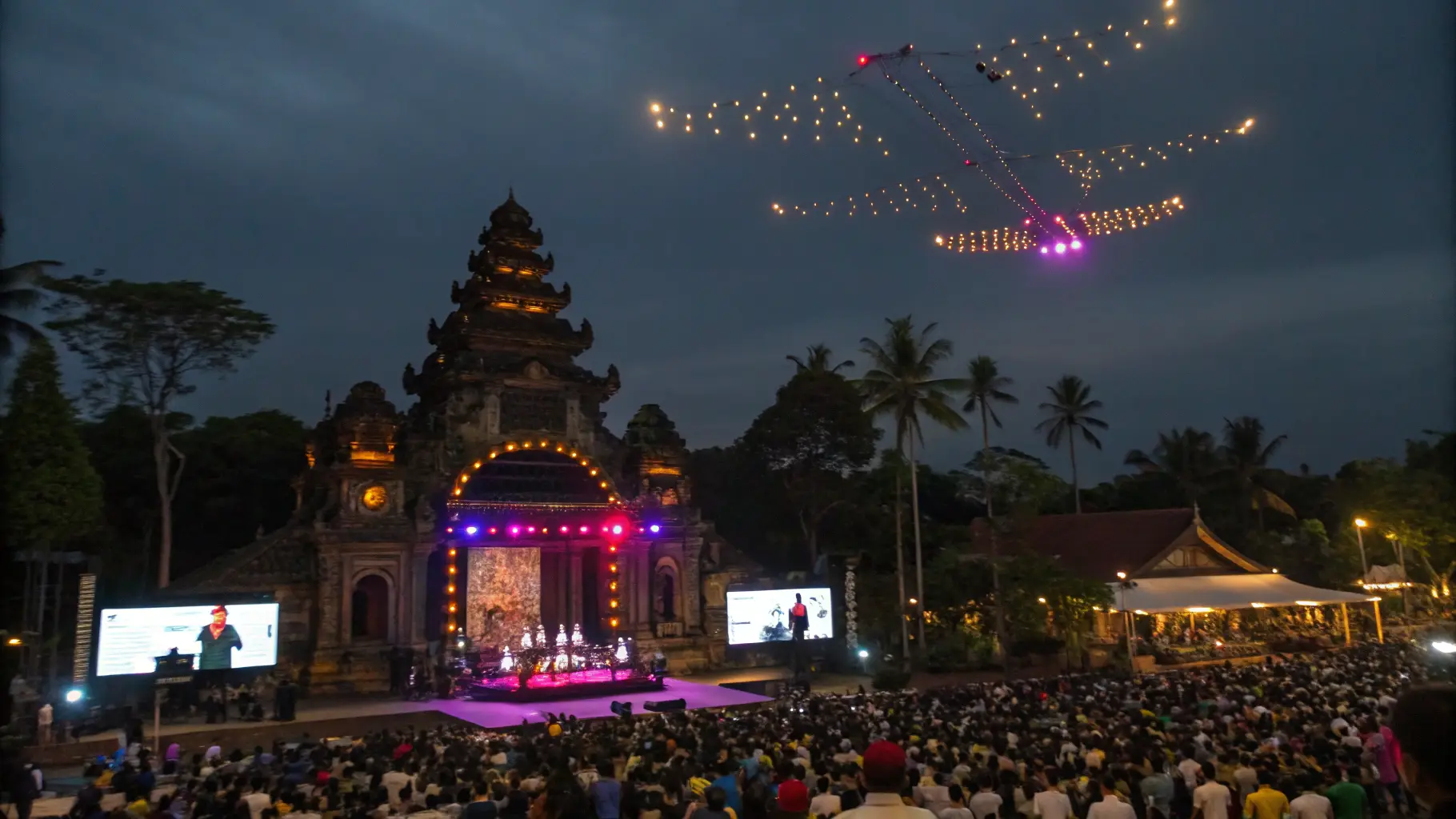 Festival & Public Events Services | Drone Show Bali