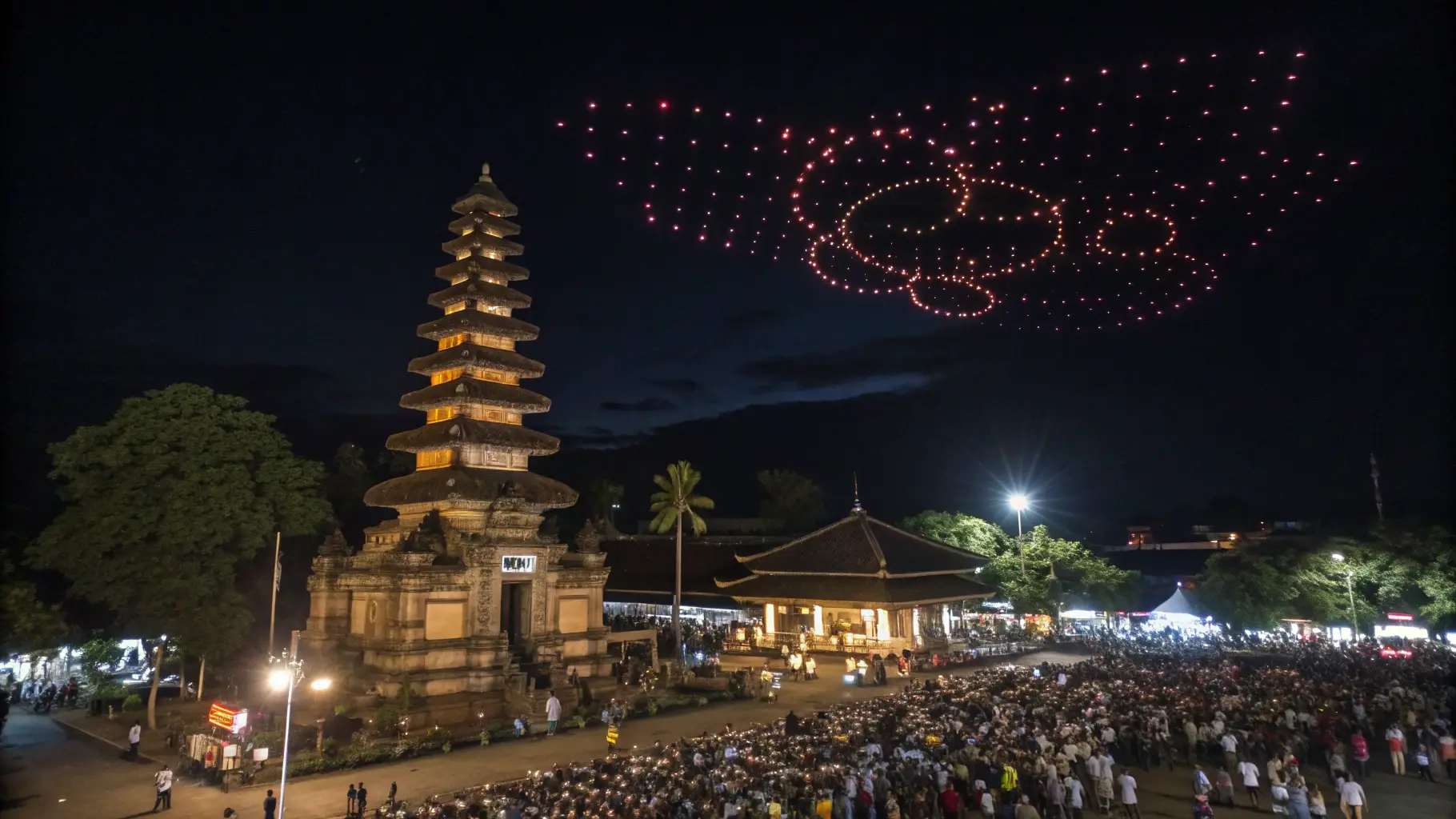 Cultural Event Entertainment | Drone Show Bali